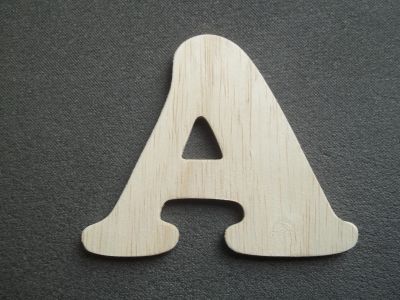 Lettre en bois modèle ZEN