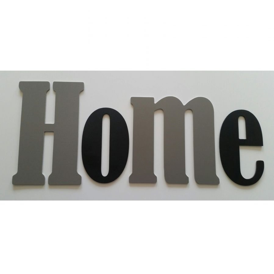 Lettre decorative murale Home