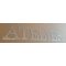 Lettres decoratives en zinc ATELIER , hauteur 18 cm