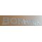 Lettre decorative en zinc BONHEUR 10 cm