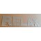 Lettre decorative en zinc RELAX 10 cm