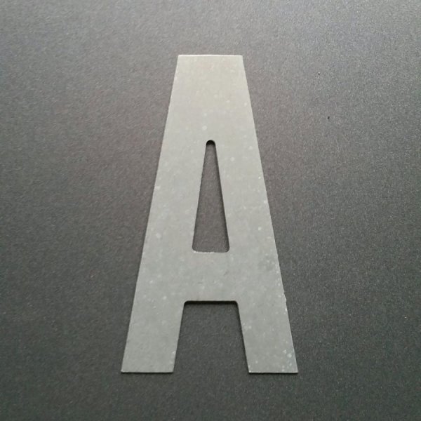 Lettre enseigne zinc ALTERNATE GOTHIC