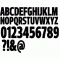 Lettre en zinc brut vieilli