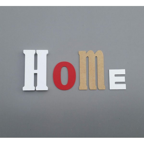Lettre decorative murale Home