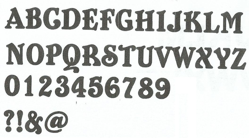 Pochoir deco alphabet , lettre metal BELSHAW