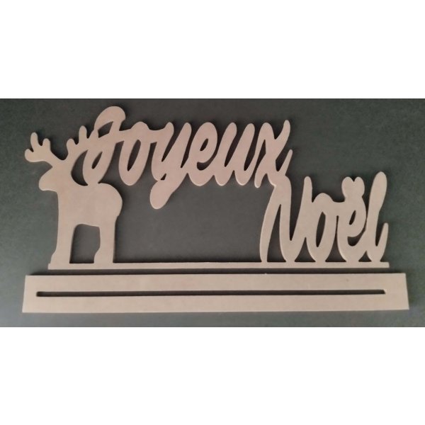 Support bois à décorer JOYEUXNOEL