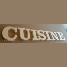 Lettre decorative polystyrene CUISINE