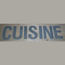 Lettre déco CUISINE